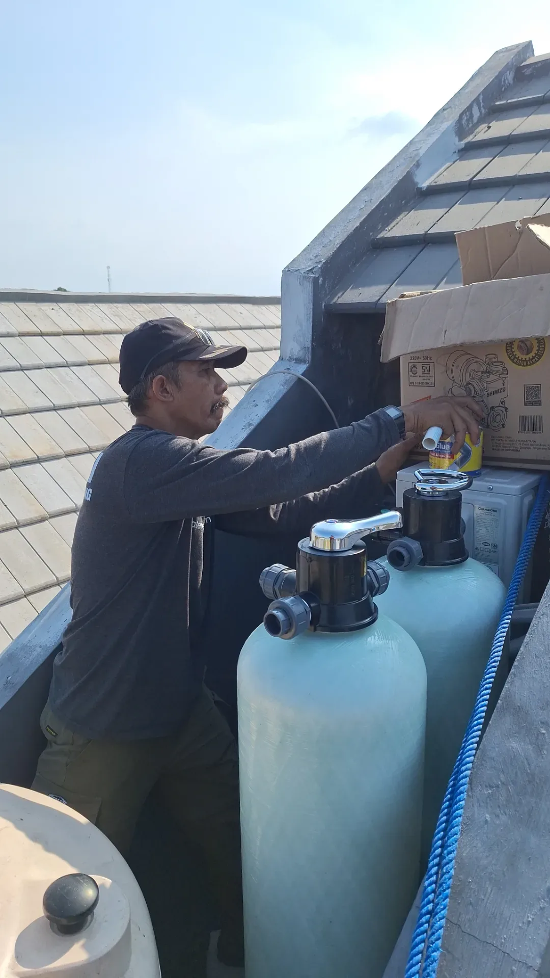 Foto proyek 4 — Instalasi Filter Air Kuning dan Bau Banger Kebonagung Pasuruan