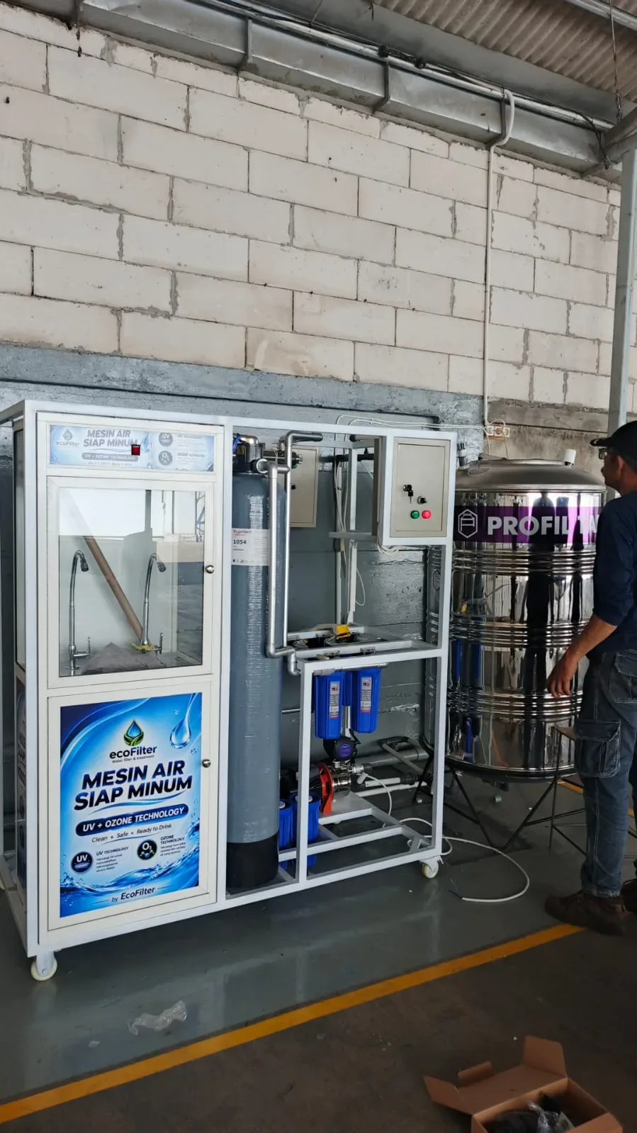 Foto proyek 2 — Instalasi Filter Air Siap Minum Pabrik Garmen Probolinggo