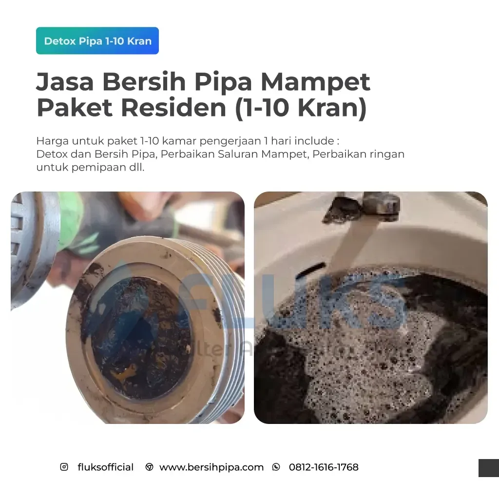 Jasa Detox Pipa Air Bersih